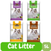 Kitty Choice Pure Natural Bentonite Cat Litter 5Ltr