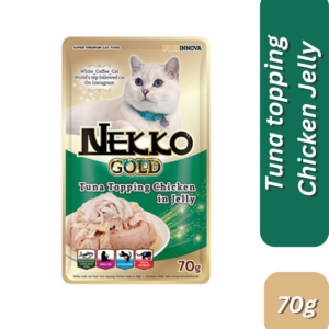 Nekko Gold Pouch Tuna Topping Chicken Jelly