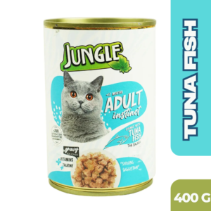 Jungle Adult Cat Food Can Tuna Fish 400gm