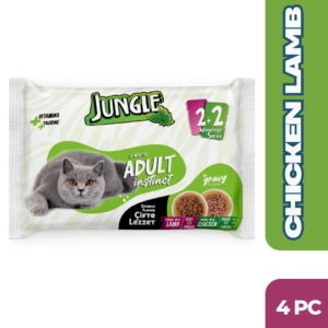 Jungle Adult Pouch Chicken And Lamb 4Pc Combo (4×100g)