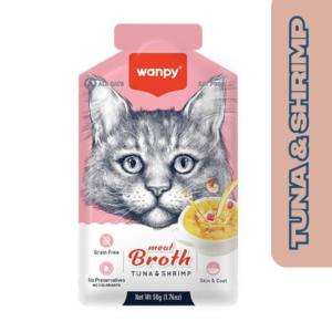 Wanpy Meat Broth Tuna & Shrimp for Cats 50g