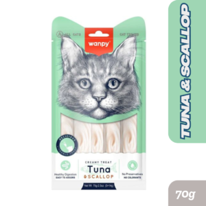 Wanpy Creamy Cat Treats Tuna & Scallop