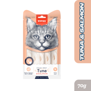 Wanpy Creamy Cat Treat Tuna and Salmon 70g