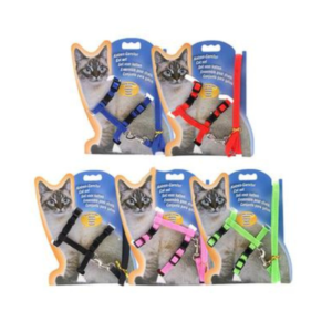 Adjustable Nylon Pet Cat Harness and Leash