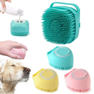 Soft Silicone Pet Cat & Dog Bath Brush Comb