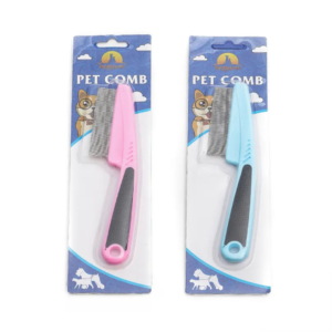 Pet Flea Comb Stainless Steel Non-Damaging For Cat Dog