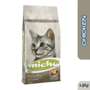 Micho Adult Dry Cat Food Chicken 1.5kg