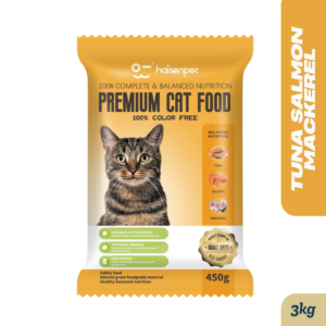 Haisenpet Premium Cat Dry Food Tuna Salmon & Mackerel 3kg