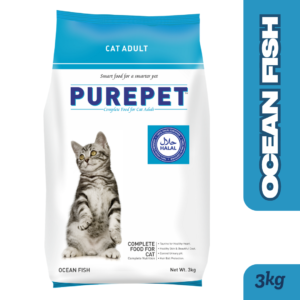 Purepet Adult Cat Dry Food Ocean Fish 3kg