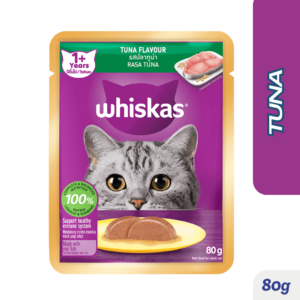 Whiskas Pouch Adult Tuna Cat Food 80g