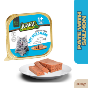 Jungle All Ages Cat Food Pate With Salmon 100g Pate