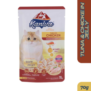 Kaniva Cat Pouch Tuna and Chicken In Jelly For All Ages 70g