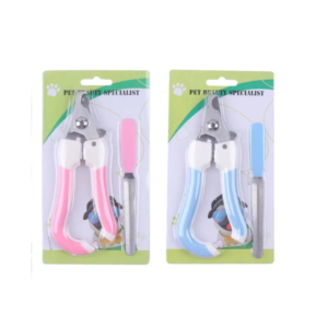 Pet Cat & Dog Nail Clippers Set With File Angle Shape