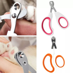 Cat Nail Clippers with Round Cut Holes Safety Guard for Cats, Puppys, Birds