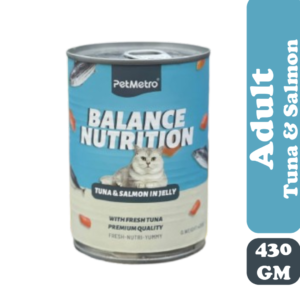 Pet Metro Cat Can Food Tuna & Salmon In Jelly 430gm