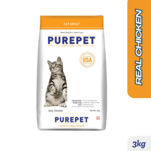 Purepet Adult Cat Food Real Chicken 3kg