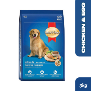 SmartHeart Adult Dog Food Chicken & Egg 3Kg