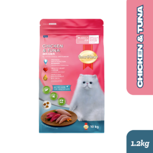 SmartHeart Adult Cat Food Chicken & Tuna 1.2kg Pack