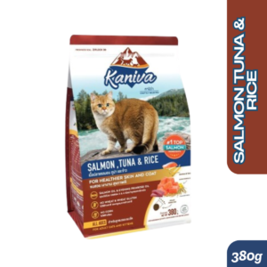 Kaniva Dry Cat Food Salmon, Tuna And Rice For All Ages 380g