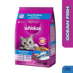 Whiskas Adult Dry Cat Food Ocean Fish 3Kg
