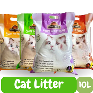 Kitty Choice Pure Natural Bentonite Cat Litter 10L