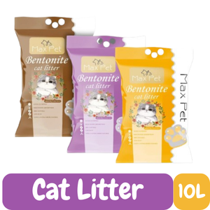 MaxPet Premium Bentonite Cat Litter 10Ltr