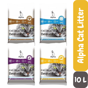 (Super Saver) Alpha Bentonite Cat Litter 10L , 15L , 25L , 30L (Limited time offer)