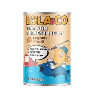 Lola & Co Cat Can Tuna with Chicken in Jelly Adult 400gm