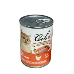 GIBO Cat Can Real Chicken Meat 375g