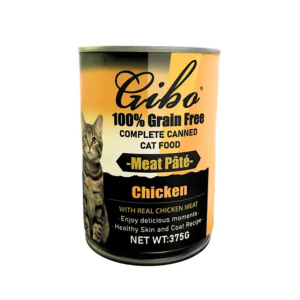 GIBO GRAIN FREE Cat Can Chicken Meat 375gm