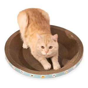 Cat Round Shape Scratcher Board