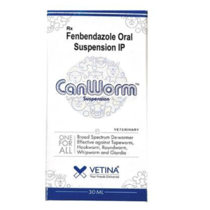 CanWorm Fenbendazole Deworming Oral Suspension for Cat & Dog 30ML