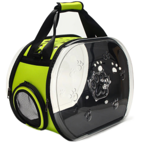 Pet Hand Carrier Transparent Breathable Heat Proof For Cats & Small Dogs