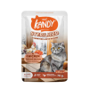 Kandy STERILIZED Pouch with Chicken Topping Salmon in Jelly 70g