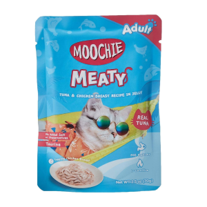 Moochie Adult Cat Pouch Meaty Tuna & Chicken Breast 70g