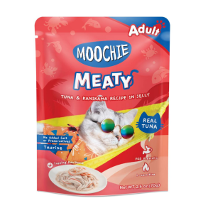 Moochie Adult Meaty Tuna & Kanikama in Jelly 70g