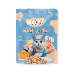 Moochie Cat Pouch Mince with Salmon Weight Control 70g