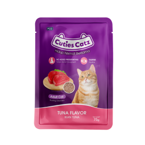 Cuties Catz Pouch Adult Tuna Flavor 75gm