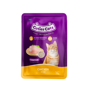 Cuties Catz Pouch Adult Chicken Flavor 75gm