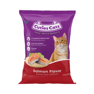 Cuties Catz Dry Cat Food Salmon Flavour 350g