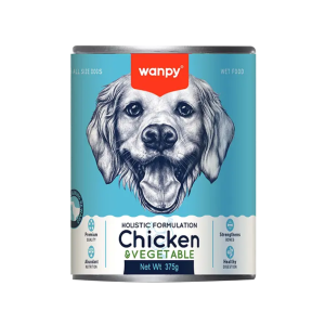 Wanpy Dog Can Chicken & Vegetable Flavour 375gm