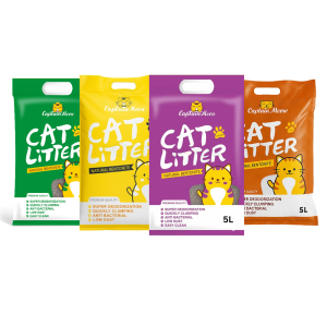Captain Meow Natural Bentonite All Flavour Cat Litter Strong Clumping 10L
